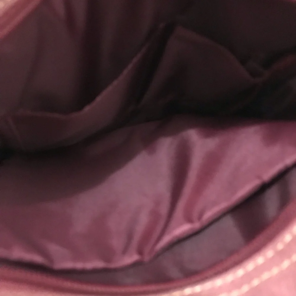 Triple Tree Canvas 3967 Burgundy Shoulder/Crossbody Bag